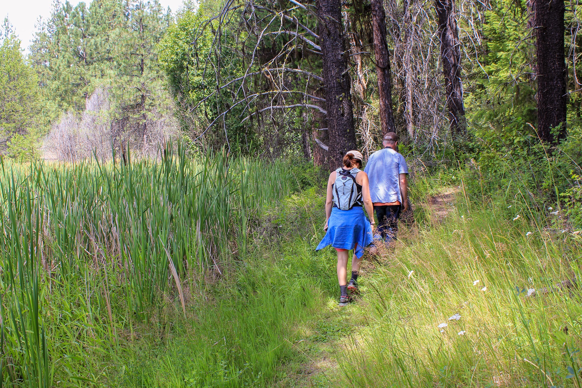 couple hiking