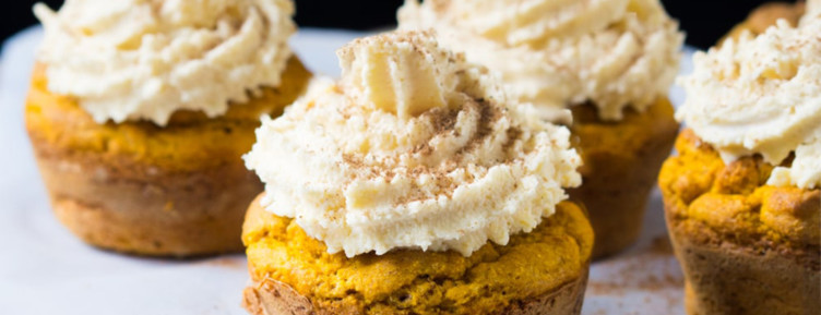 Keto Pumpkin Cupcakes